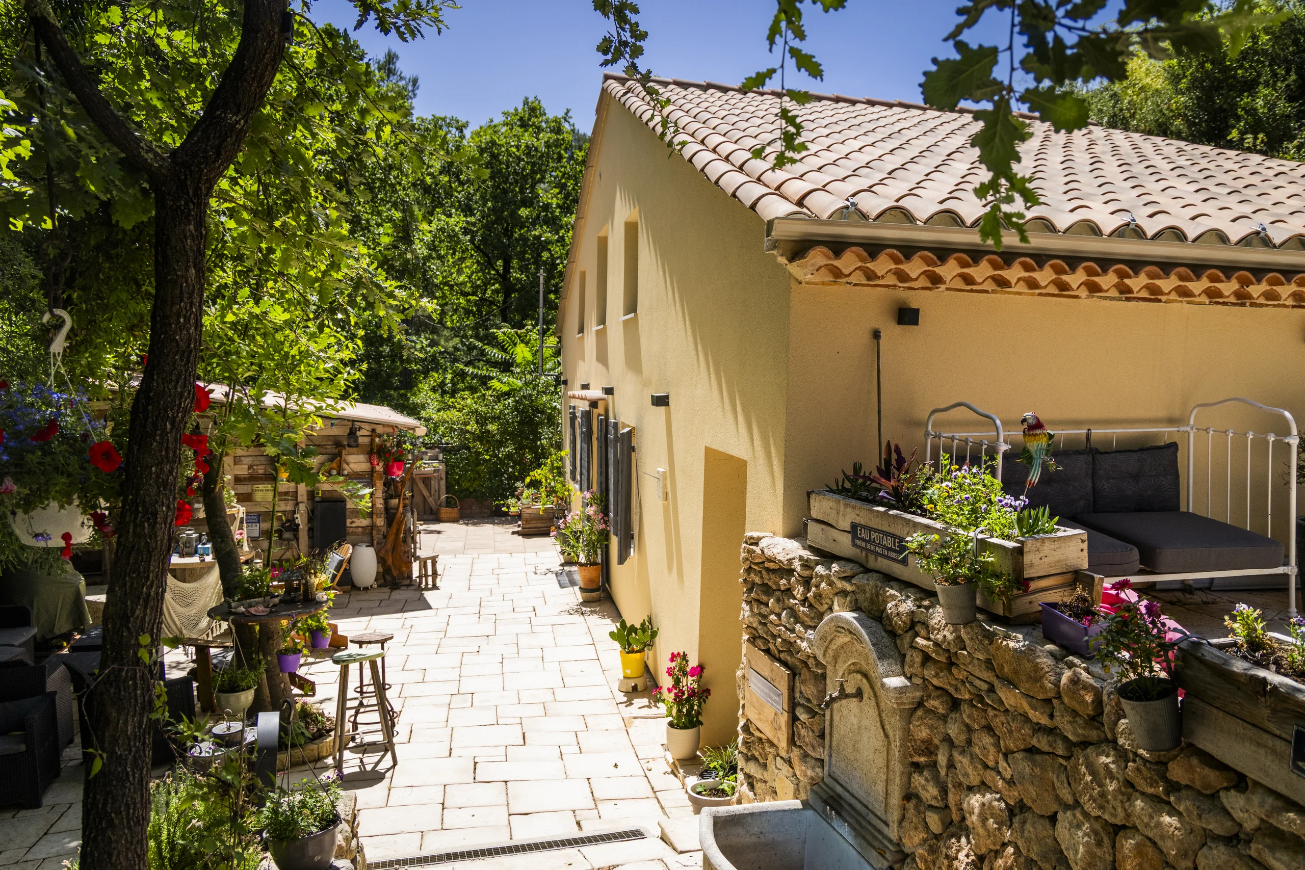 Villa de Rive — rénovation d'une maison provençale, Aix-en-Provence